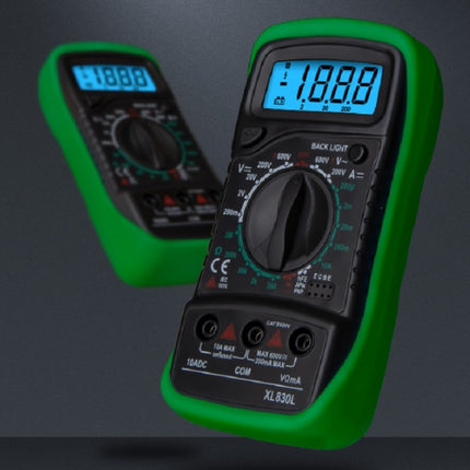 XL830L Portable Handheld Digital Multimeter Current and Voltage Test Meter-garmade.com
