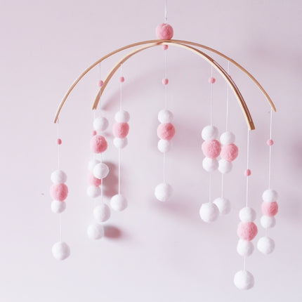 Ball Wind Chime Bed Bell Crib With Children Room Decoration Props Fun Toys, Size: 38x100cm(Inulin)-garmade.com