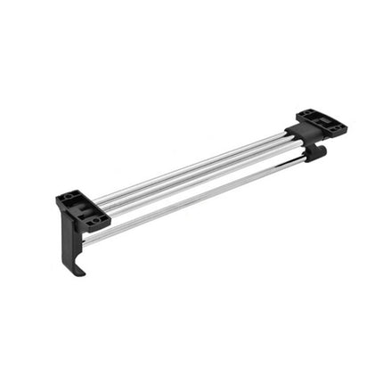 Y02 Extendable 14 inches Wardrobe Hardware Push-Pull Hanging Rod Clothes Rail-garmade.com