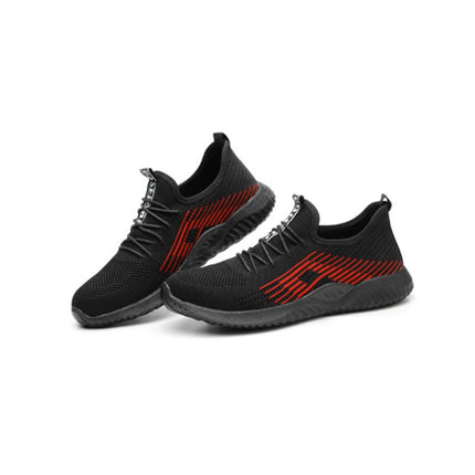Men Tamper-proof Puncture Labor Insurance Work Shoes, Size:42(Black)-garmade.com
