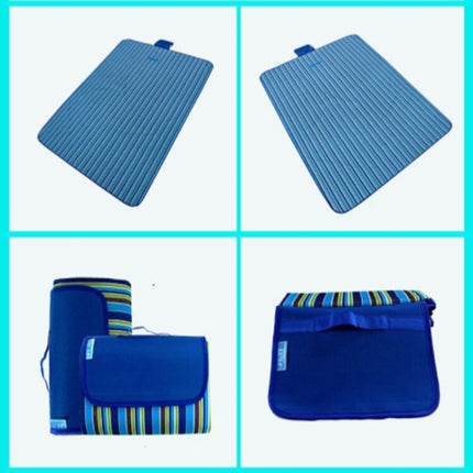 600D Oxford Cloth Outdoor Picnic Mat Picnic Cloth Waterproof Mats Spring Travel Beach Mat, Specifications (length * width): 150*180(Deep Sea Blue)-garmade.com