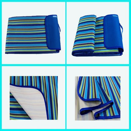 600D Oxford Cloth Outdoor Picnic Mat Picnic Cloth Waterproof Mats Spring Travel Beach Mat, Specifications (length * width): 150*180(Deep Sea Blue)-garmade.com