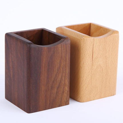 Multifunctional Wooden Chinese Style Student Pen Holder, Color:Beech-garmade.com