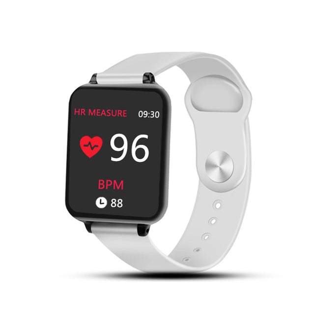 B57 1.3 inch IPS Color Screen Smart Watch IP67 Waterproof,Support Message Reminder / Heart Rate Monitor / Sedentary Reminder / Blood Pressure Monitoring/ Sleeping Monitoring(White)-garmade.com
