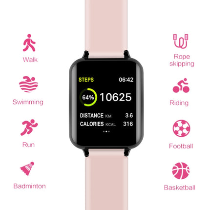 B57 1.3 inch IPS Color Screen Smart Watch IP67 Waterproof,Support Message Reminder / Heart Rate Monitor / Sedentary Reminder / Blood Pressure Monitoring/ Sleeping Monitoring(Black)-garmade.com