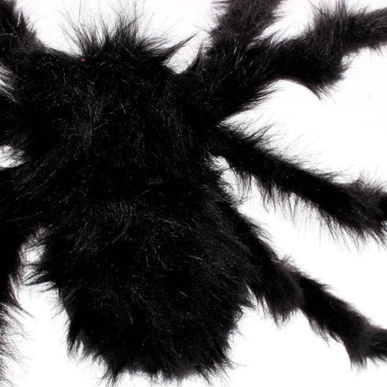 Creative Halloween Party Black Plush Spider Decoration, Size:30cm-garmade.com