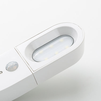 Human Body Induction USB Night Light Light Control Smart Home LED Wall Lamp Bedroom Bedside Lamp White Light 6500K( Black)-garmade.com