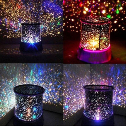 2 PCS Star Master USB Projection Lamp Romantic Starry Sky LED Night Light(Blue)-garmade.com