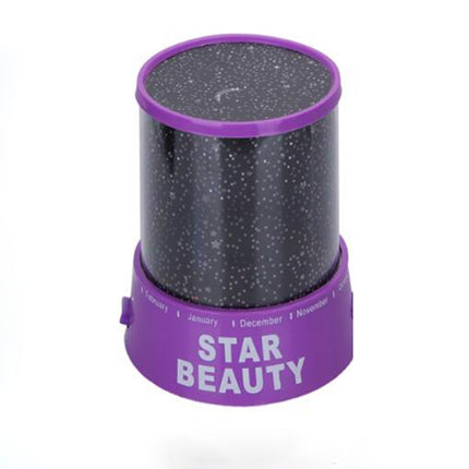 2 PCS Star Master USB Projection Lamp Romantic Starry Sky LED Night Light(Purple)-garmade.com