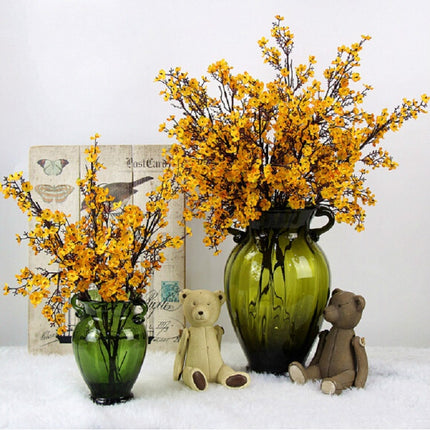 5 PCS Simulation Starry Single Flower Home Decoration Bride Holding Flowers(Orange)-garmade.com