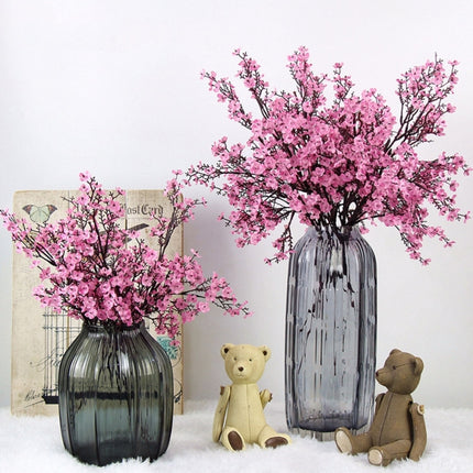 5 PCS Simulation Starry Single Flower Home Decoration Bride Holding Flowers(Pink)-garmade.com