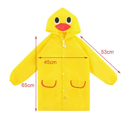 Outdoor Cute Waterproof Kids Rain Coat Kids Animal Style(Pink)-garmade.com