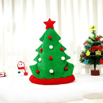Christmas Tree Hat Funny Adult Hat Christmas DecorationParty Supplies-garmade.com