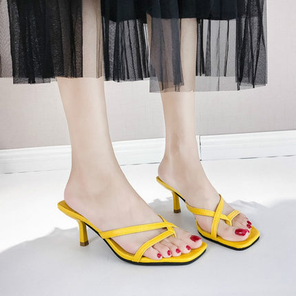 Pin-toe Stiletto Fashion Women High Heel Sandals(Black)-garmade.com
