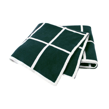Soft Swaddle Wrap Blankets Newborn Sofa Bedding(Dark Green)-garmade.com