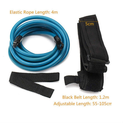 Swimming Resistance Strength Training Equipment Elastic Rope Swimming Equipment, Size:10 x 6 x 4m(Black)-garmade.com