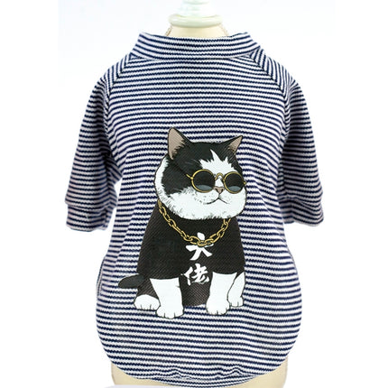 Pet Clothing Dog Vest Cool T-shirt, Size:S(Black)-garmade.com