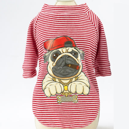 Pet Clothing Dog Vest Cool T-shirt, Size:XXL(Red)-garmade.com