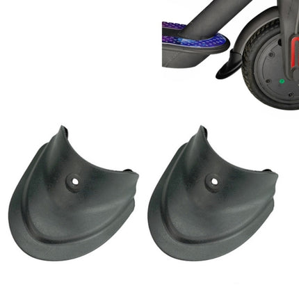 3 Pairs Scooter Fender Fishtail Rubber Front And Rear Fender Modified Accessories for Xiaomi M365 / Pro(Mudguard Black)-garmade.com
