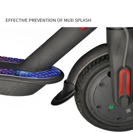 3 Pairs Scooter Fender Fishtail Rubber Front And Rear Fender Modified Accessories for Xiaomi M365 / Pro(Mudguard Black)-garmade.com