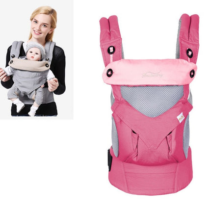 Four Seasons Multifunctional Baby Carrier(Breathable Cute Pink)-garmade.com