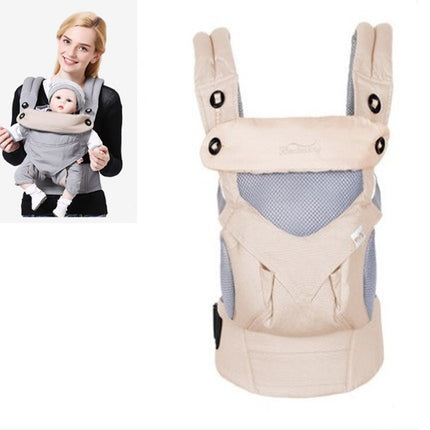 Four Seasons Multifunctional Baby Carrier(Breathable Ivory)-garmade.com