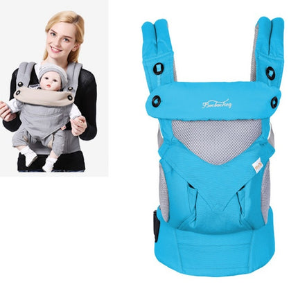 Four Seasons Multifunctional Baby Carrier(Breathable Blue)-garmade.com