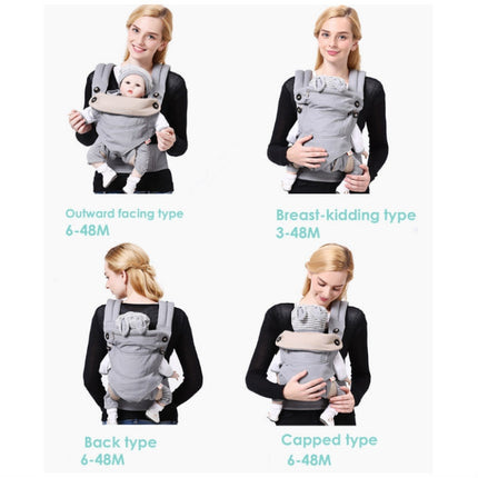 Four Seasons Multifunctional Baby Carrier(Four seasons Black)-garmade.com