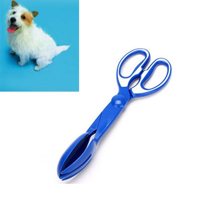 3 PCS Dog Pick Up Toilet Pet Shoveling Device Cat Dog Excrement Picking Feces Clip(Blue)-garmade.com