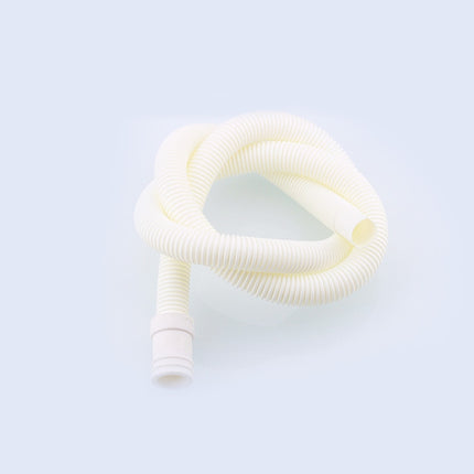 2 PCS 18mm Diameter Plastic Drain Pipe Water Outlet Extension Hose with Clamp for Semi-automatic Washing Machine / Air Conditioner, Size:2m Length-garmade.com