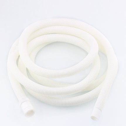 2 PCS 18mm Diameter Plastic Drain Pipe Water Outlet Extension Hose with Clamp for Semi-automatic Washing Machine / Air Conditioner, Size:4m Length-garmade.com