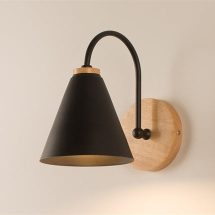 LED Wall Lamp Bedroom Bedside Lamp, Style:B(No Light Source )-garmade.com