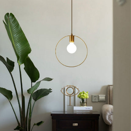 Simple Modern Aisle Copper Lamp with 5W Three-color Light( Chandelier )-garmade.com