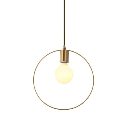 Simple Modern Aisle Copper Lamp with 5W Three-color Light( Chandelier )-garmade.com