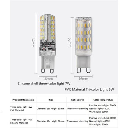 7W G9 LED Energy-saving Light Bulb Light Source(Warm Light )-garmade.com