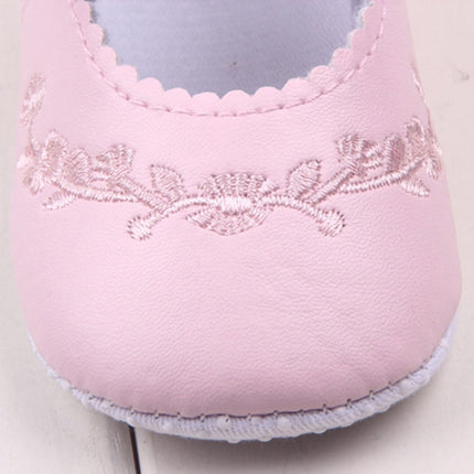 Baby Girl First Walkers PU Leather Cute Princess Crib Shoes(Gold)-garmade.com