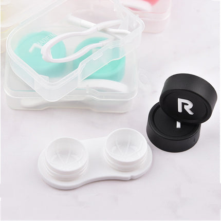 5 PCS Convenient Travel Contact Lens Case Eyes Care Kit, Random Color Delivery-garmade.com