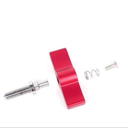 10PCS T-shaped Screw Multi-directional Adjustment Hand Screw Aluminum Alloy Handle Screw, Specification:M4(Red)-garmade.com