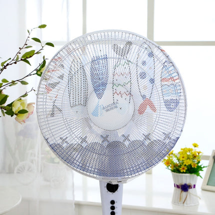 Anti-pinch Electric Fan Safety Cover Protection Net Dustproof Cover(Fish Bone)-garmade.com