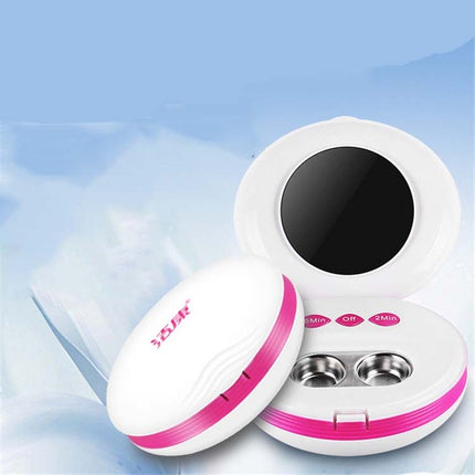 Jie Kang Contact Lens Cleaner and Contact Lens Automatic Cleaning Machine Box(Silver Edge White)-garmade.com