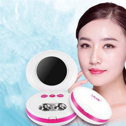 Jie Kang Contact Lens Cleaner and Contact Lens Automatic Cleaning Machine Box(Rose Red White)-garmade.com