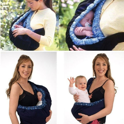 Newborn Baby Cross-body Harness Strap(Ocean Flower)-garmade.com