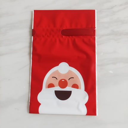 50pcs / Pack Christmas Gift Bag Candy Biscuit Drawstring Bundle Christmas Cookie Bag, Random Pattern Delivery-garmade.com