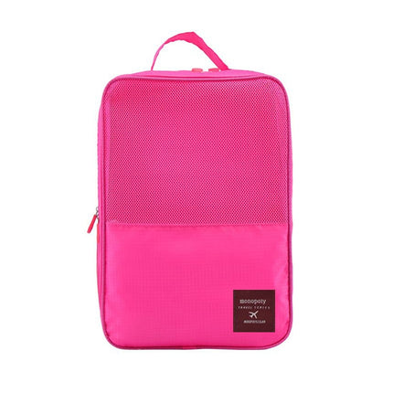 Portable Travel Bags For Men Women Waterproof Multifunction Durable Storage Pouch(Rose Red)-garmade.com