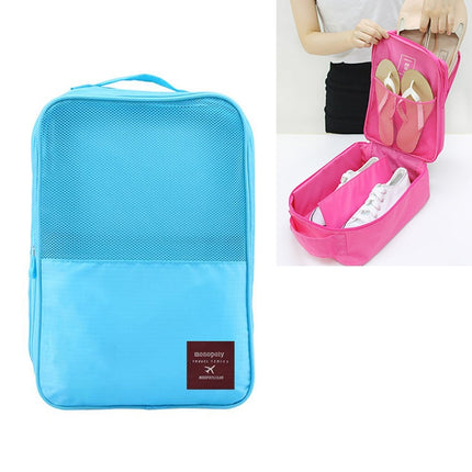 Portable Travel Bags For Men Women Waterproof Multifunction Durable Storage Pouch(Light Blue)-garmade.com
