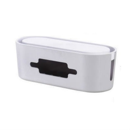 Home Cable Storage Box Hollow Wire Cord Safety Tidy Organizer Container, SIZE:Heighten(Grey)-garmade.com