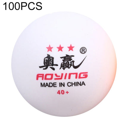 ROYING 100 PCS Professional ABS Table Tennis Training Ball, Diameter: 40mm, Specification:White 3Stars-garmade.com