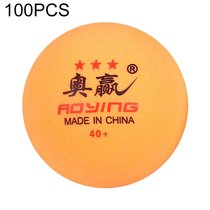 ROYING 100 PCS Professional ABS Table Tennis Training Ball, Diameter: 40mm, Specification:Orange 3Stars-garmade.com