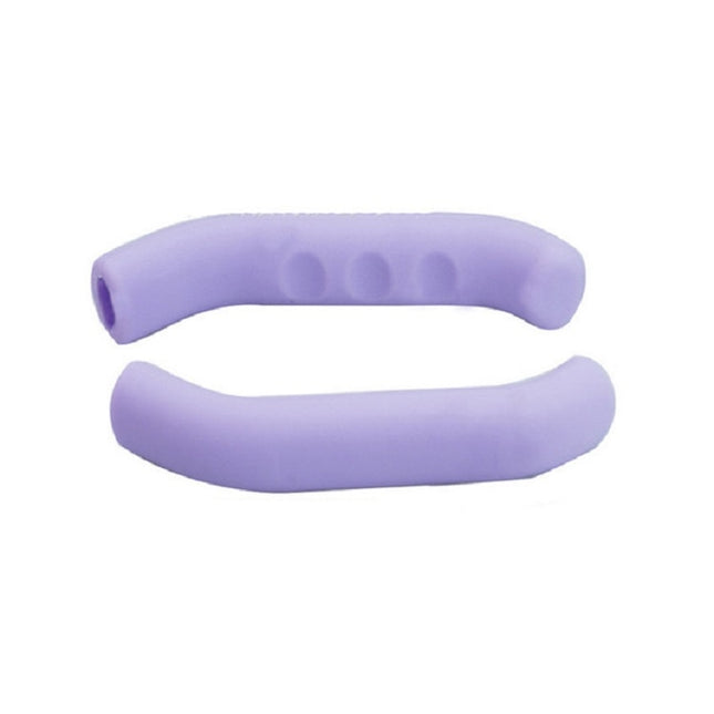1 Pairs Bicycles Scooters Brake Protective Case Foot Support Cover Silicone Cover(Purple)-garmade.com