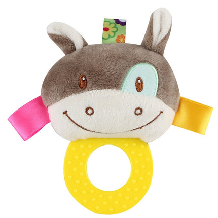 Infant Hand Gripping Gum Rattle Plush Toy, Color: Donkey-garmade.com